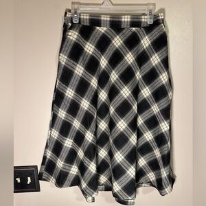 100% cotton plaid ModCloth skirt